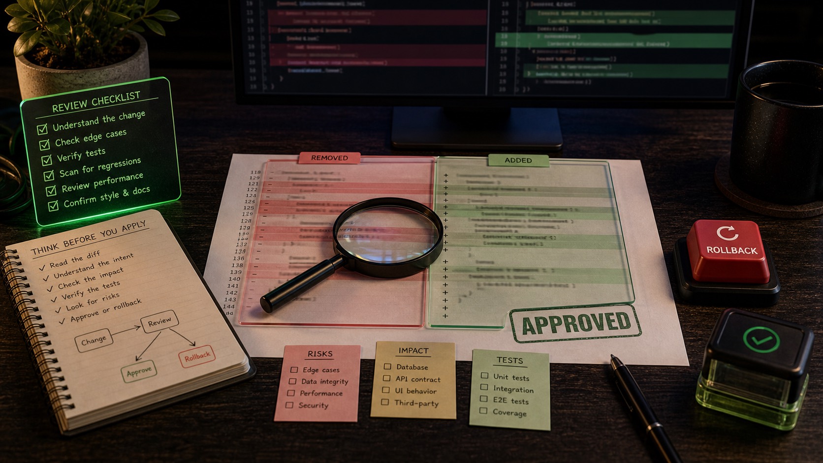 How to Review AI Code Changes Before Applying | Nimbalyst