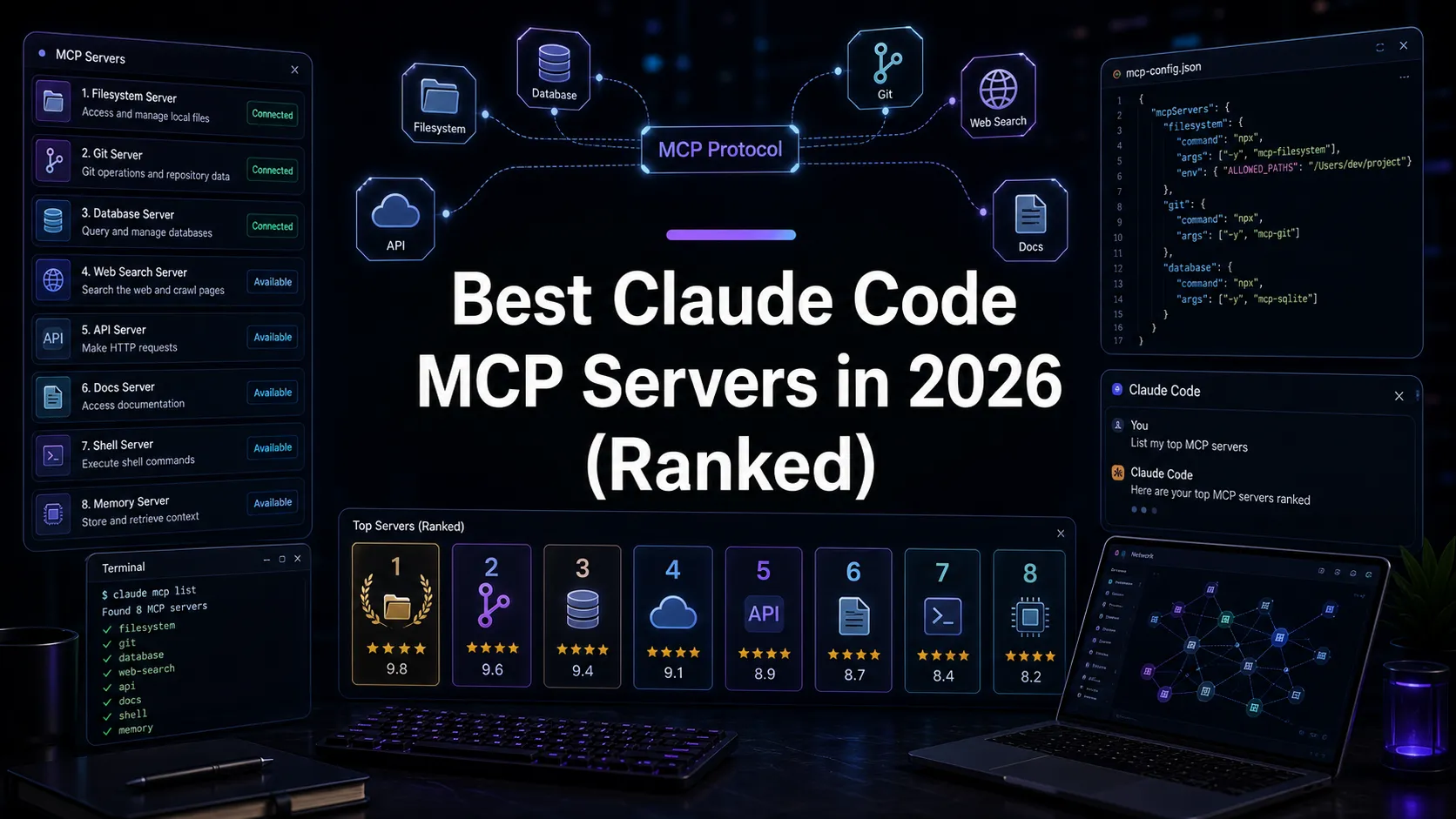 Best Claude Code MCP Servers in 2026 (Ranked)