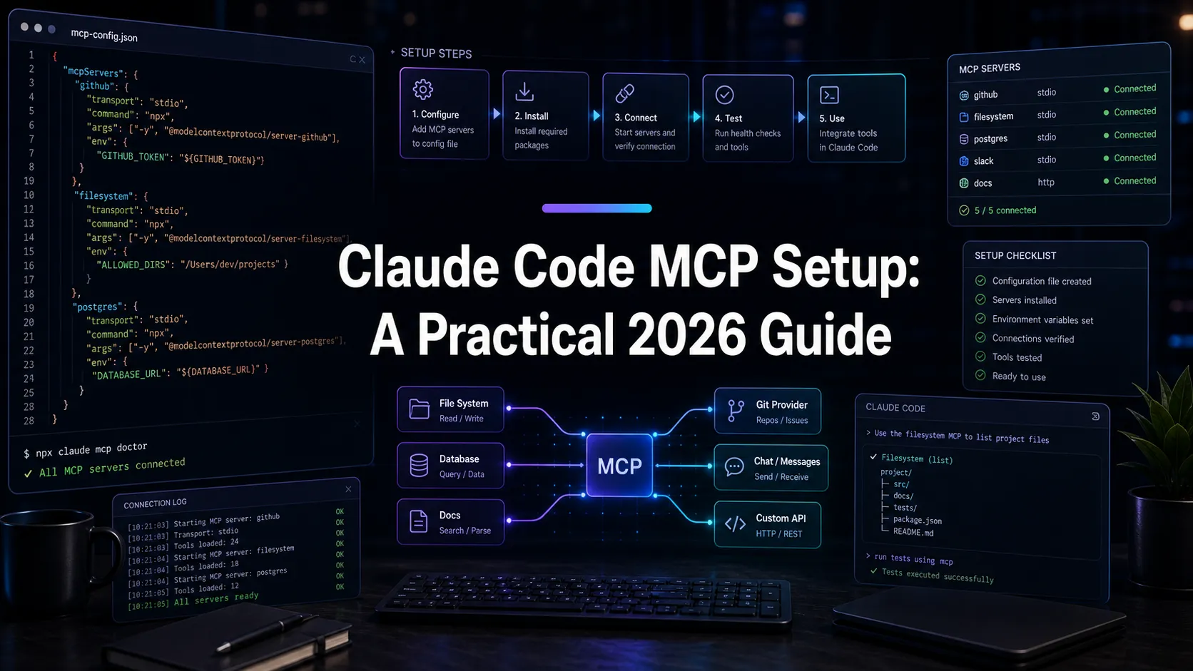 Claude Code MCP Setup: A Practical 2026 Guide