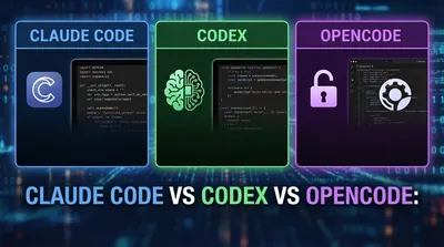 OpenCode vs Codex vs Claude Code (2026 Comparison)