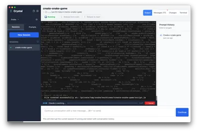 Crystal: Multi-Session Claude Code Management