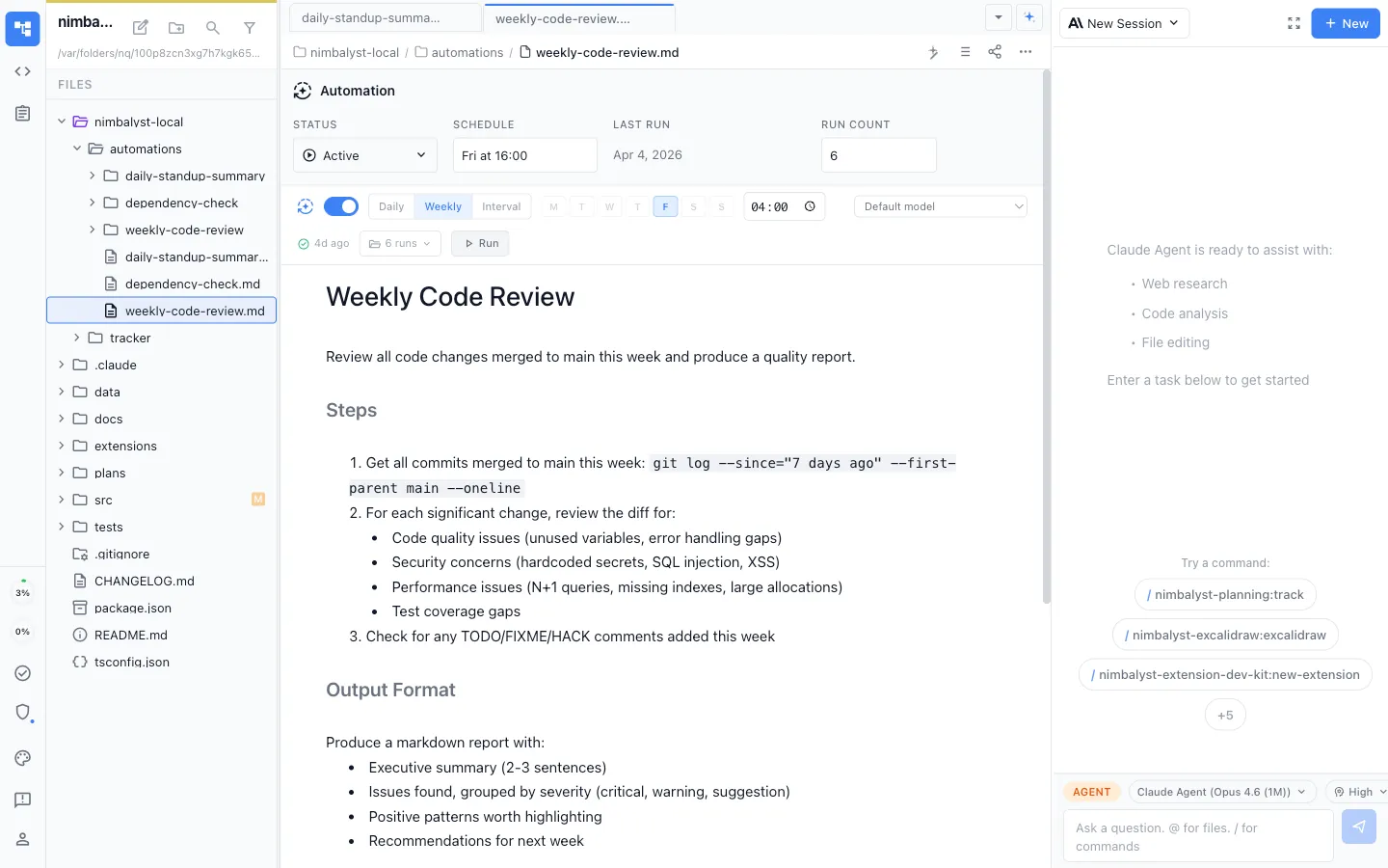 Daily wiki compiler automation