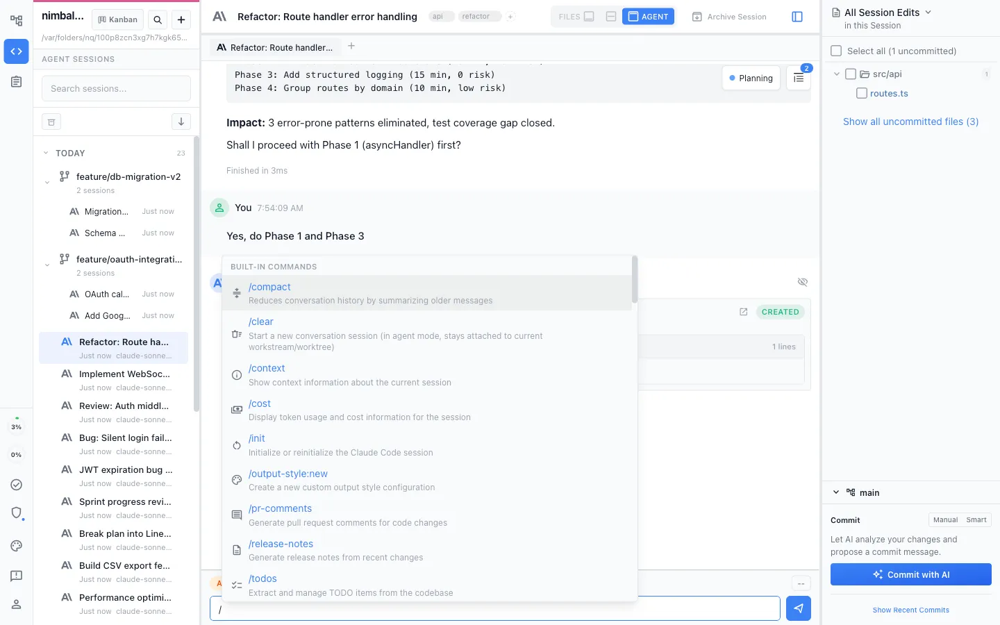 Chain with automations