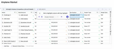 How Best to Edit AI Tables