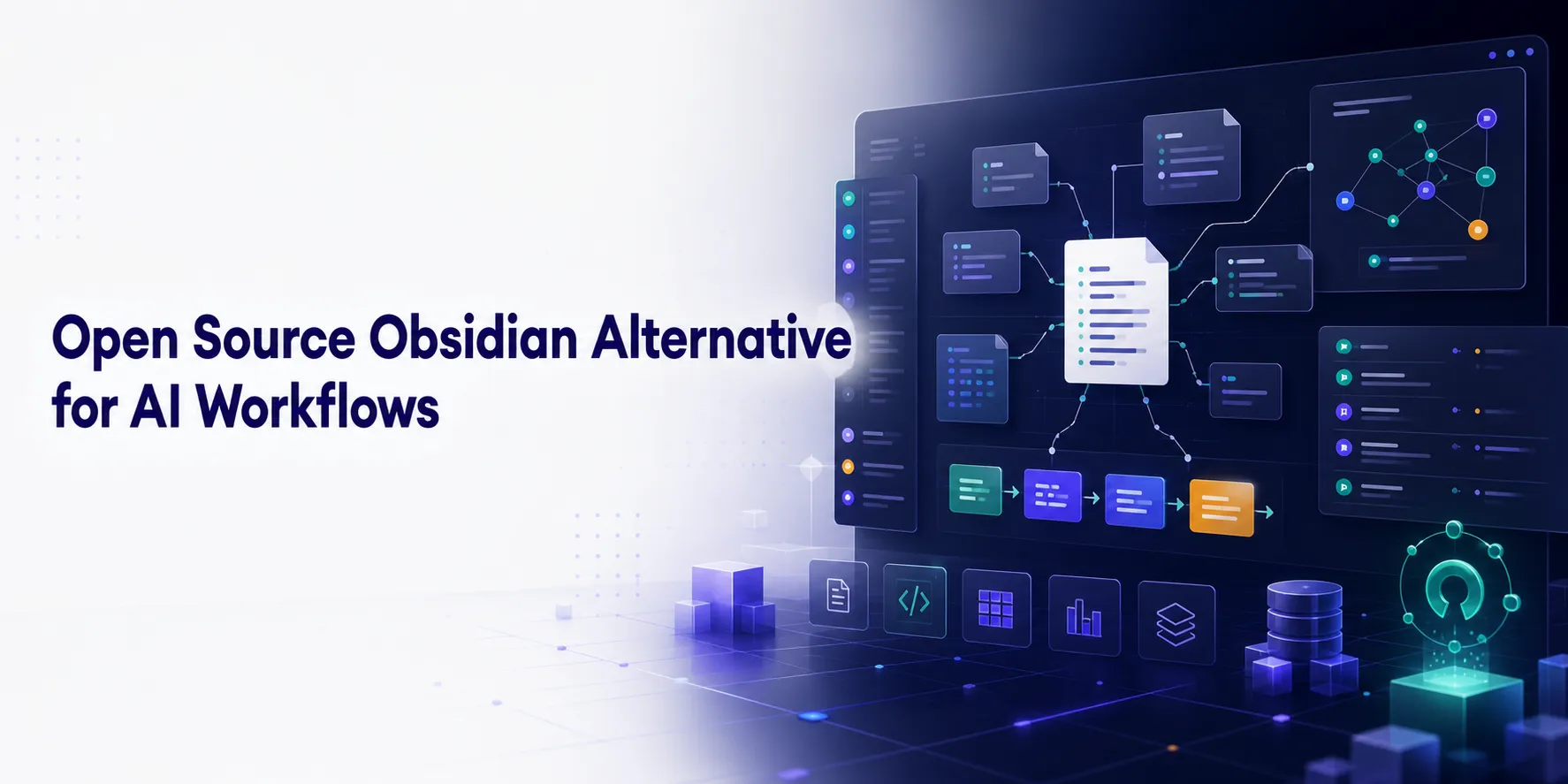 Open Source Obsidian Alternatives for AI Workflows