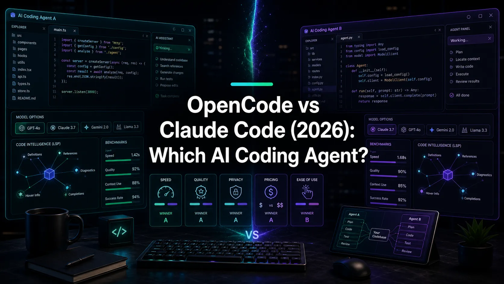 OpenCode vs Claude Code (2026): Which AI Coding Agent?