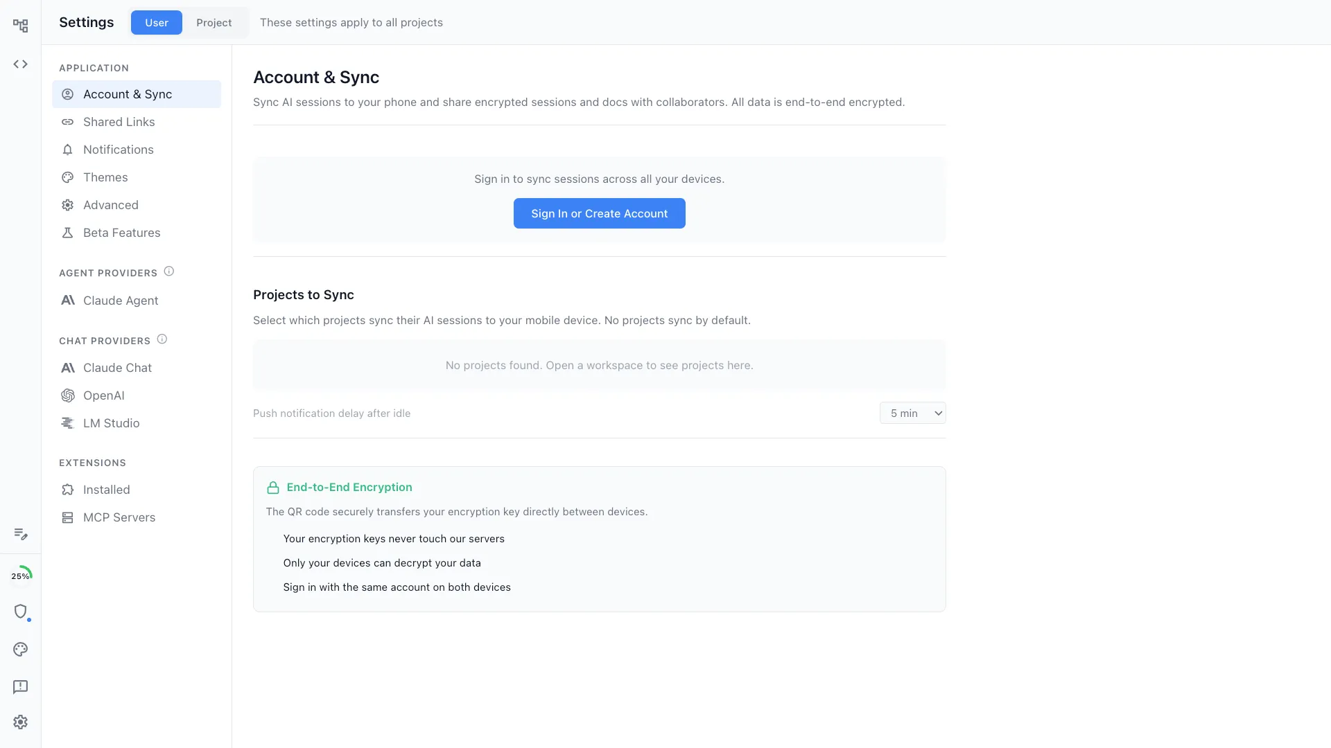 Bring your own API keys