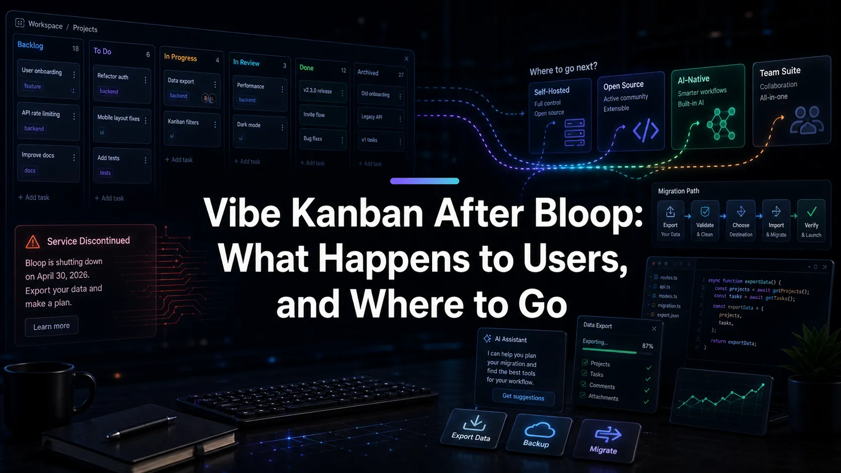 Vibe Kanban After Bloop: What Happens to Users, and Where to Go